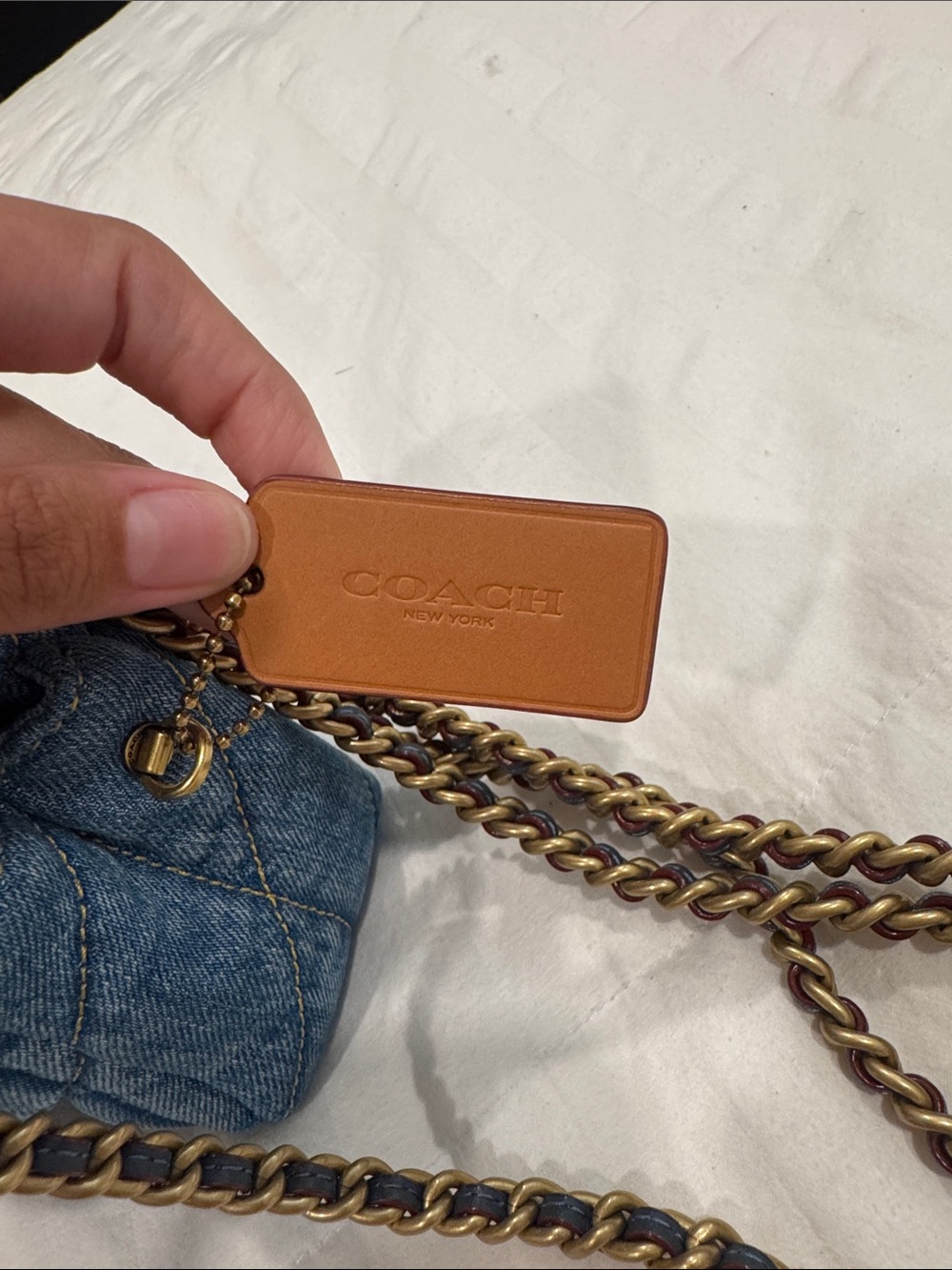 Coach Denim Tabby 20 - Picture 2 of 9